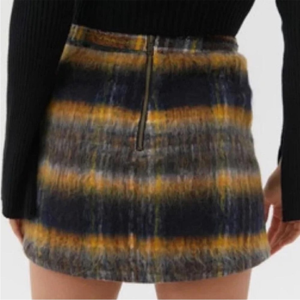 Urban Outfitters Journey Wool Pelmet Plaid Mini Skirt Size S - Picture 4 of 13